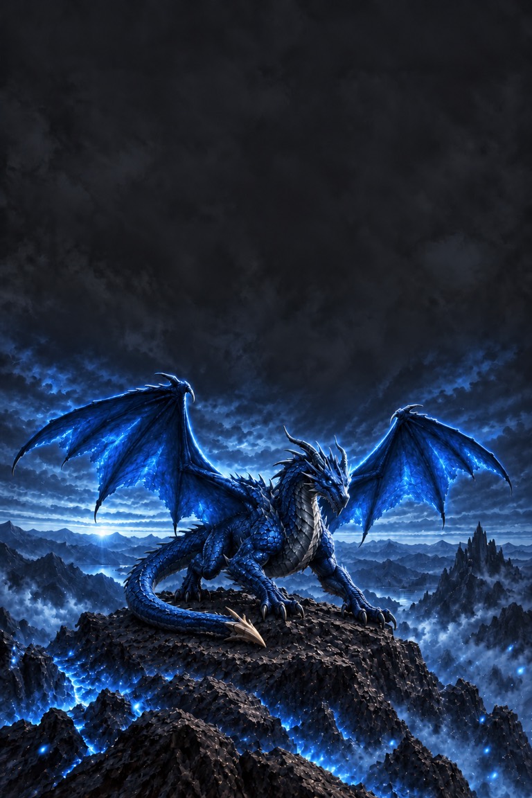 blue daggertail dragon