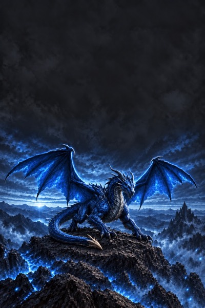 Blue daggertail dragon
