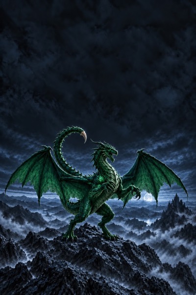 Green scorpiontail dragon