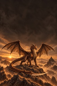 Brown dragon