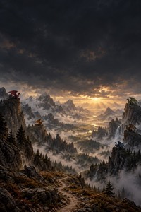 The Vale at dawn